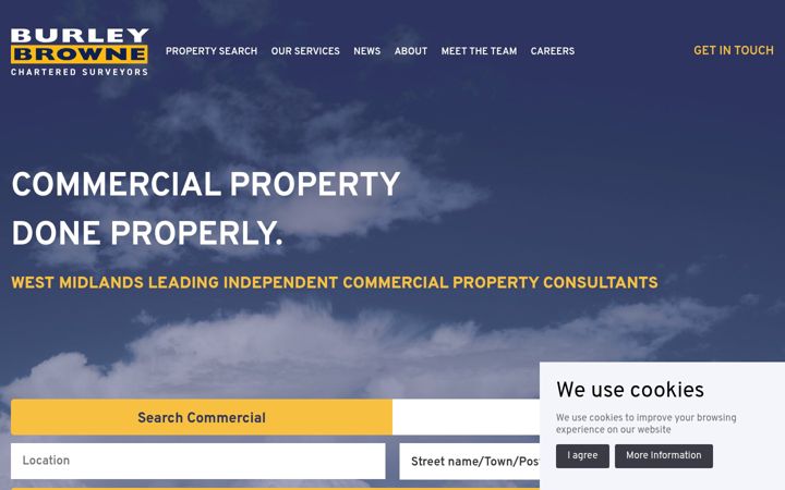 Screenshot of burleybrowne.co.uk