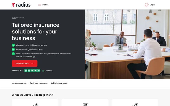 Screenshot of burleyinsurance.co.uk