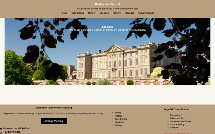 Screenshot of burleyonthehill.com