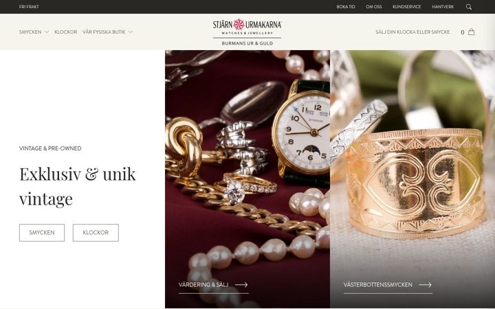 Screenshot of burmansurguld.se