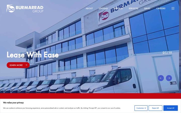 Screenshot of burmarradgroup.mt