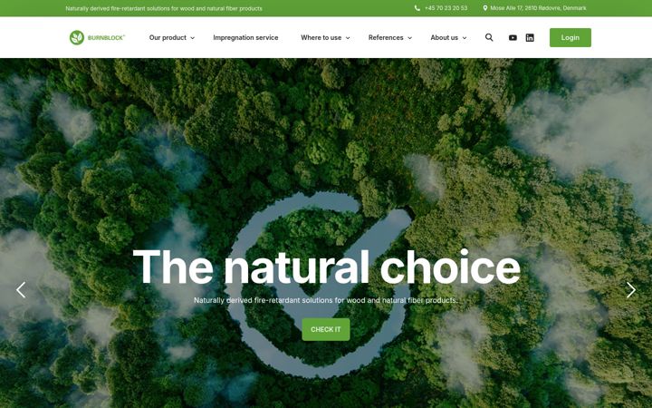 Screenshot of burnblock.com