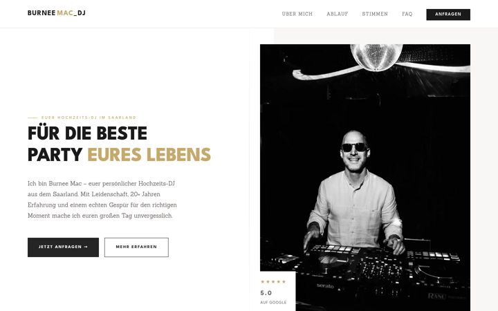 Screenshot of burneemac.com