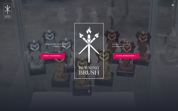 Screenshot of burningbrush.de