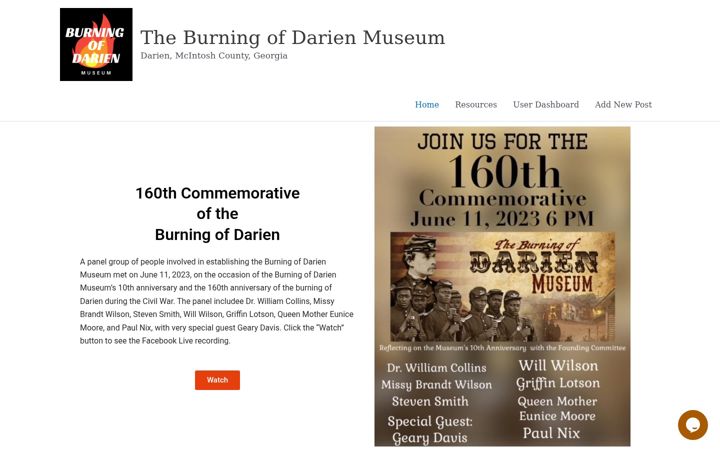 Captura de pantalla de burningofdarien.org