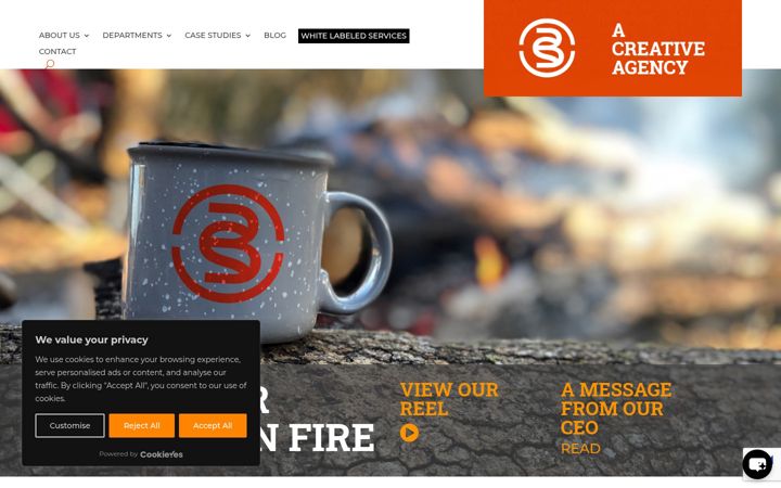 Screenshot of burningstickcreative.com