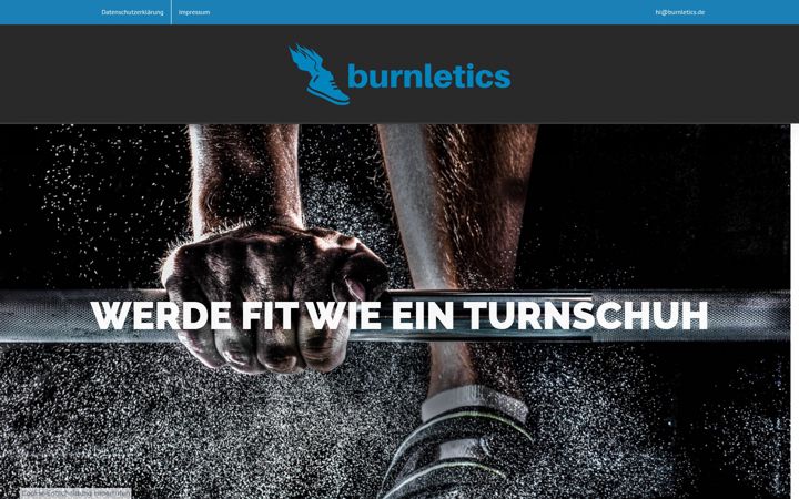 Skjermbilde av burnletics.de
