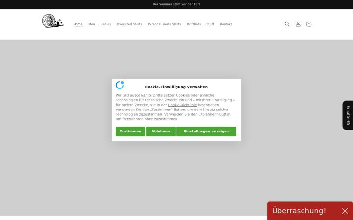 Screenshot of burnoutfitters.com