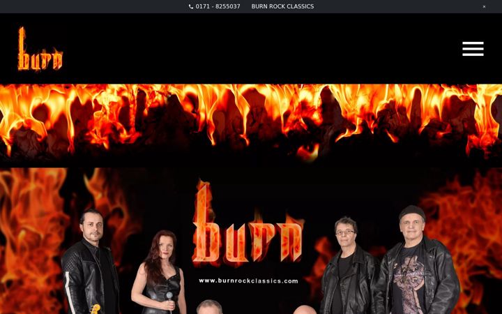 Screenshot of burnrockclassics.com