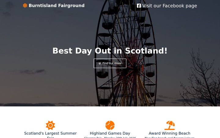 Screenshot of burntisland-fair.co.uk