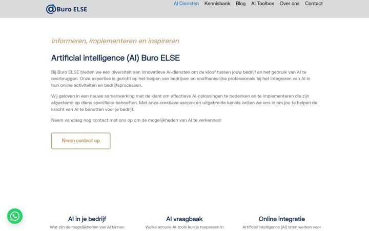 Ekrānuzņēmums no buro-else.nl