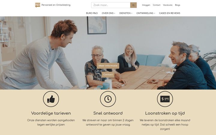 Kuvakaappaus sivustosta buro-po.nl