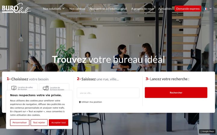Screenshot of buro.com