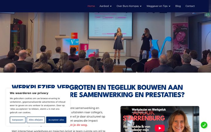 Zrzut ekranu burokompas.nl