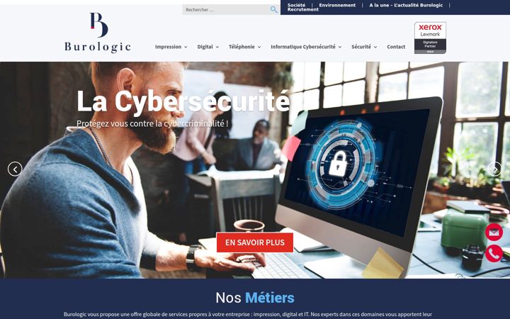 Екранна снимка на burologic.fr