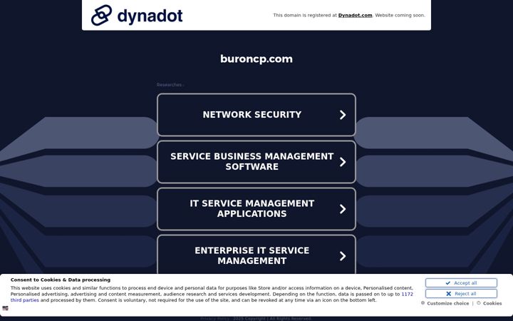 Screenshot of buroncp.com