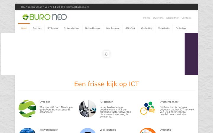 Screenshot of buroneo.nl