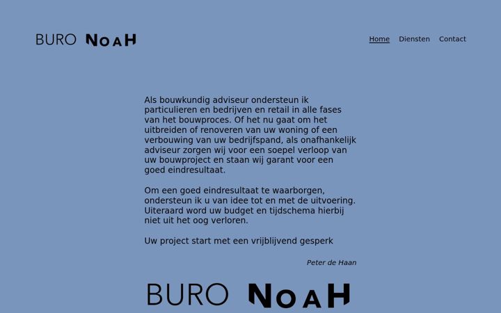 Screenshot of buronoah.nl