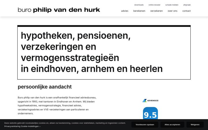 Screenshot of burophilipvandenhurk.nl