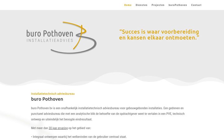 Screenshot of buropothoven.nl