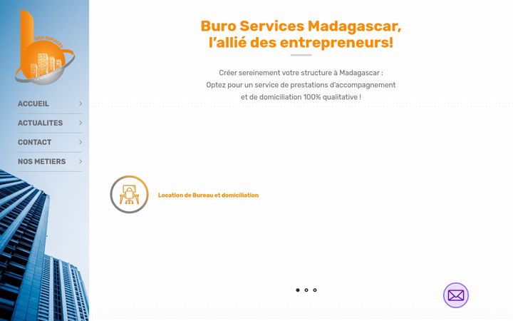Ekrānuzņēmums no buroservicesmadagascar.fr