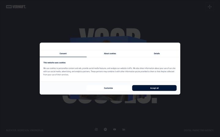 Screenshot of burovernuft.nl