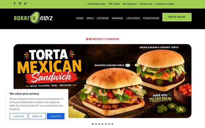Képernyőkép: burritoguyz.ca