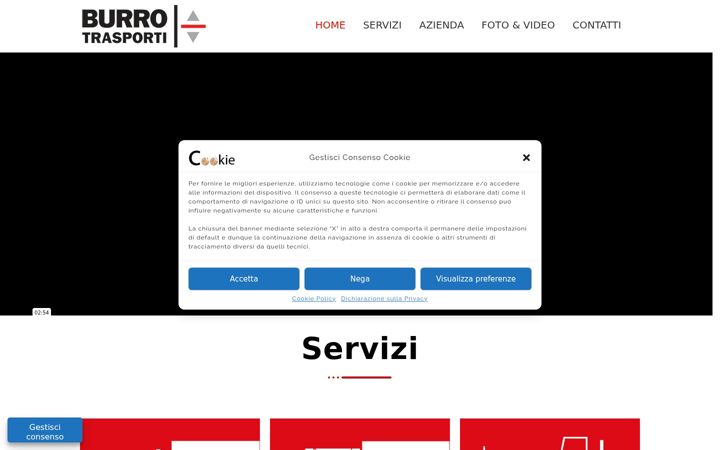 Screenshot of burrotrasporti.it
