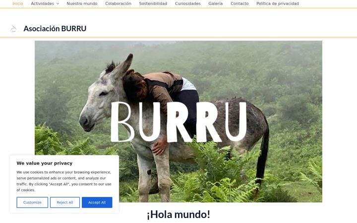 Screenshot of burru.org