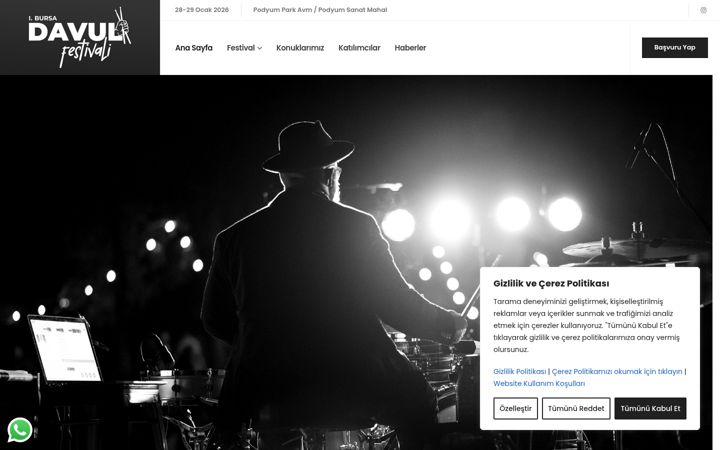Screenshot of bursadavulfestivali.com