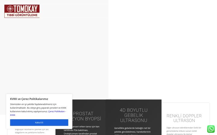 Screenshot of bursaultrasonmerkezi.com