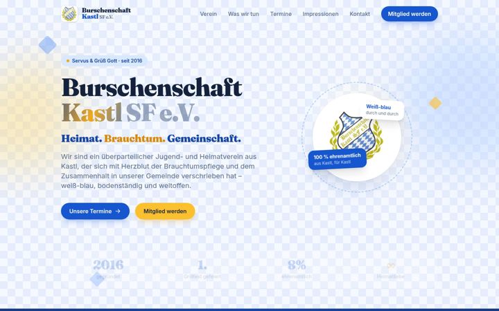 Screenshot of burschenschaft-kastl.de