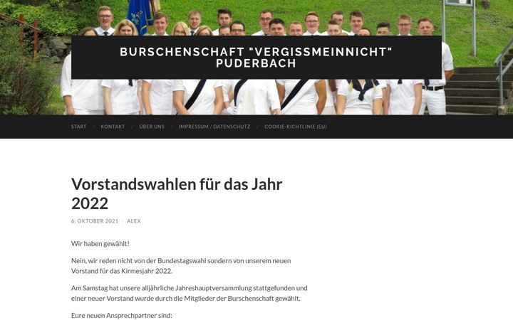 Screenshot of burschenschaft-puderbach.de