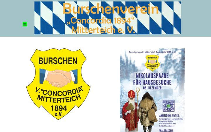 Екранна снимка на burschenverein.de