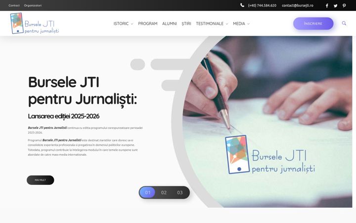 Screenshot of bursejti.ro