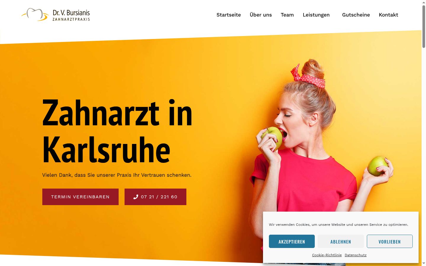 Ekrānuzņēmums ar piekrišanas baneri, kas tika rādīts pirms jebkādas mijiedarbības