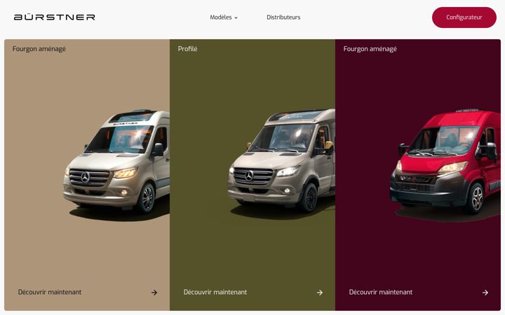 Screenshot of burstner.com