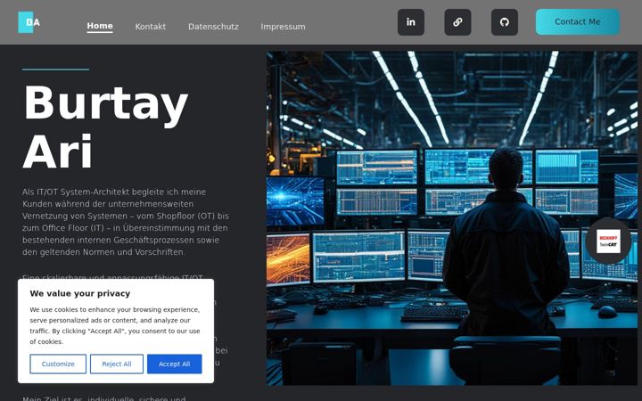 Screenshot of burtayari.com