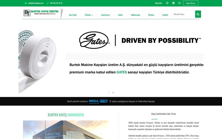 Screenshot of burtekkayis.com