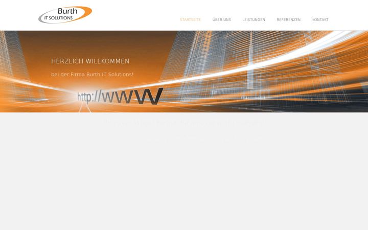 Screenshot of burth-itsolutions.de