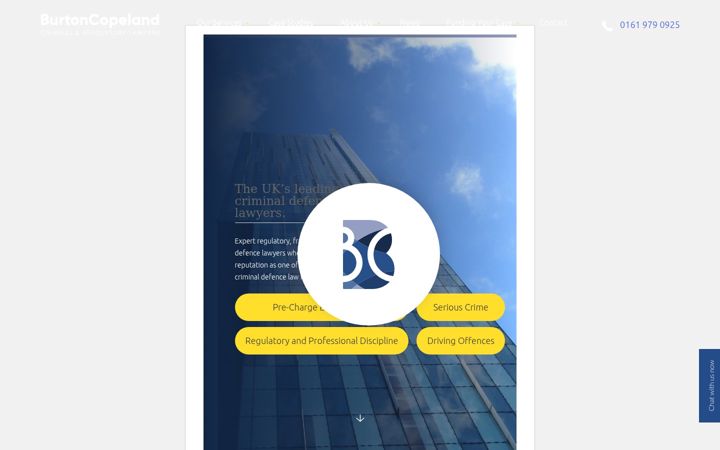 Screenshot of burtoncopeland.com