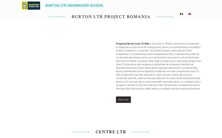 Екранна снимка на burtonltr.ro
