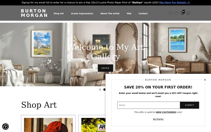 Screenshot of burtonmorgan.com