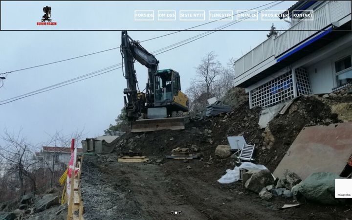 Екранна снимка на burummaskin.no