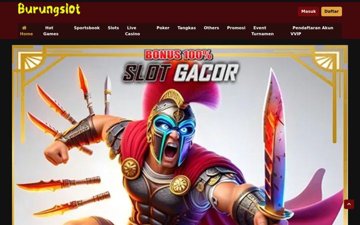 Screenshot of burungslot.net
