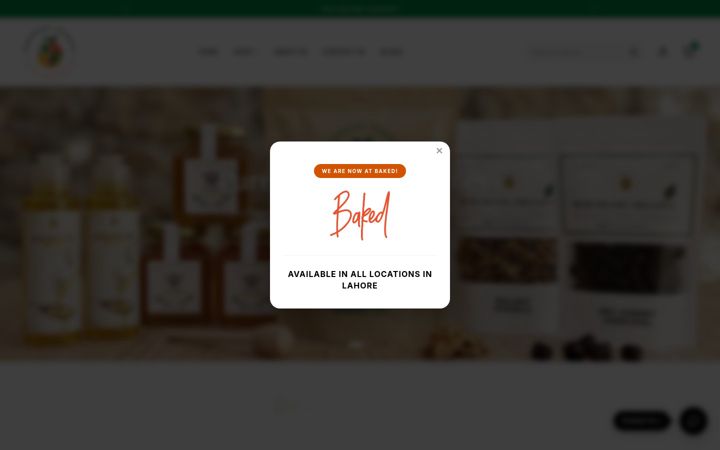 Screenshot of burushaskiorganics.com