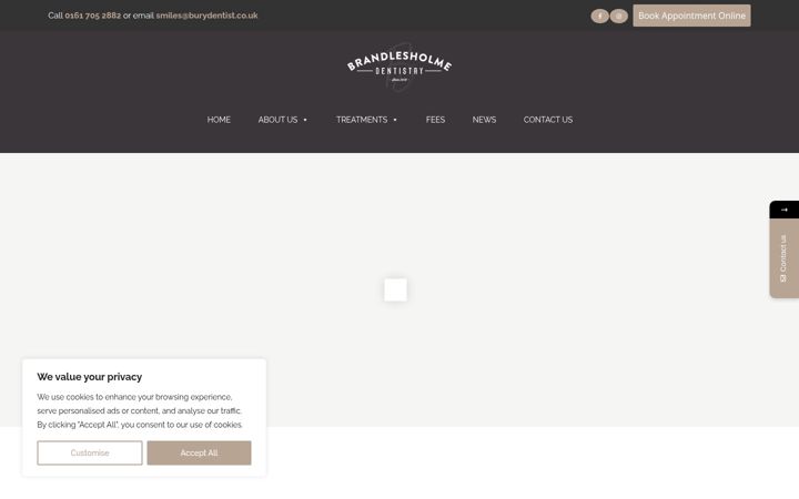Екранна снимка на burydentist.co.uk