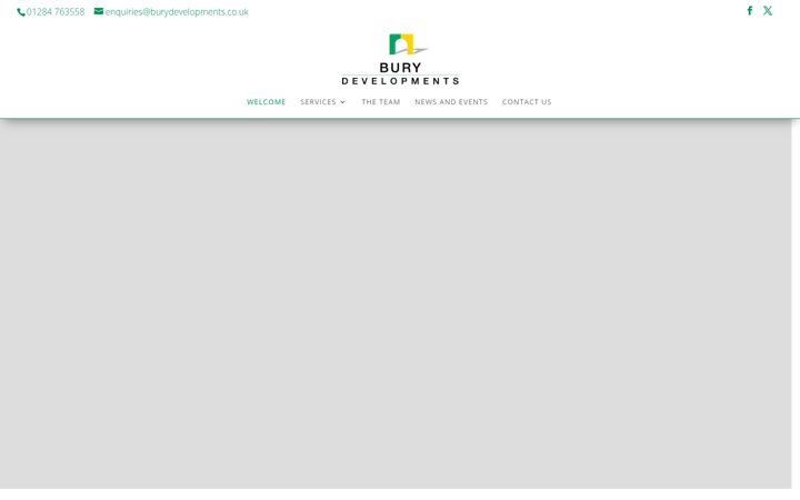 Screenshot of burydevelopments.com