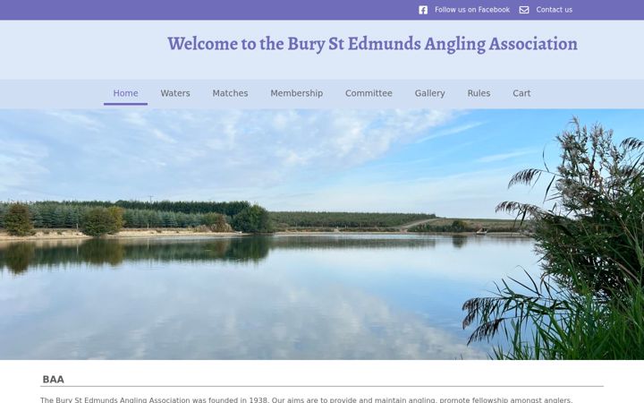 Captura de pantalla de burystedmundsangling.org