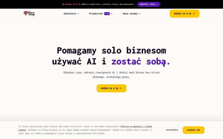 Screenshot of burzawmozgu.pl